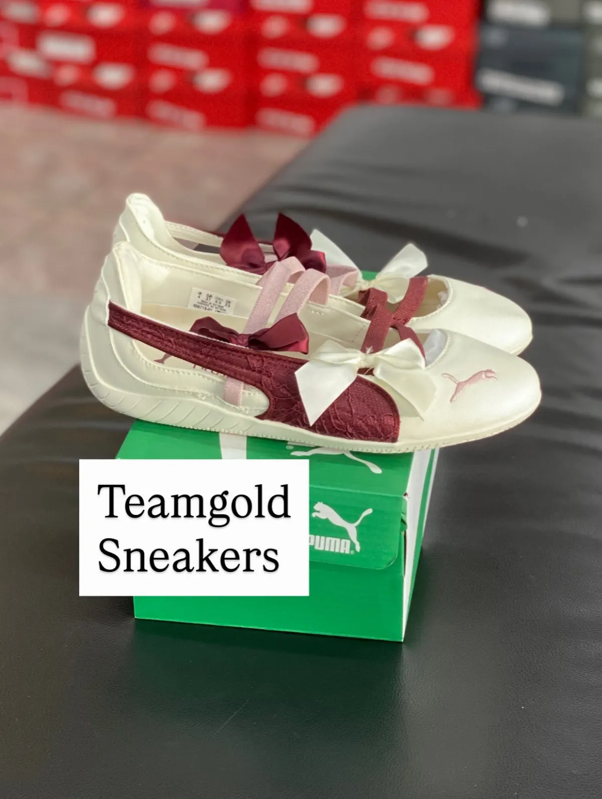Puma Speedcat Ballet Cream Maroon